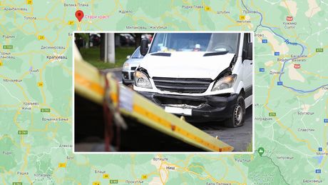Markovac saobraćajna nesreća kombi auto
