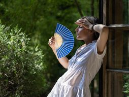 toplotni udar vrucina leto lepeza