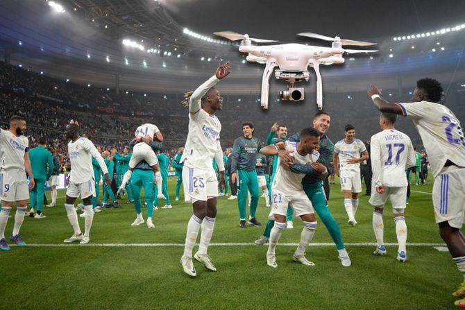 FK Real Madrid dron