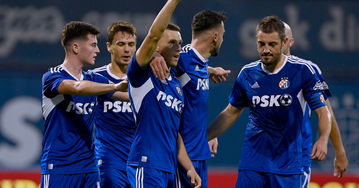 Amer Gojak of Dinamo Zagreb and Marko Livaja of Hajduk Split