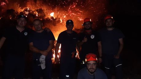 Vatrogasci, Bar, požar