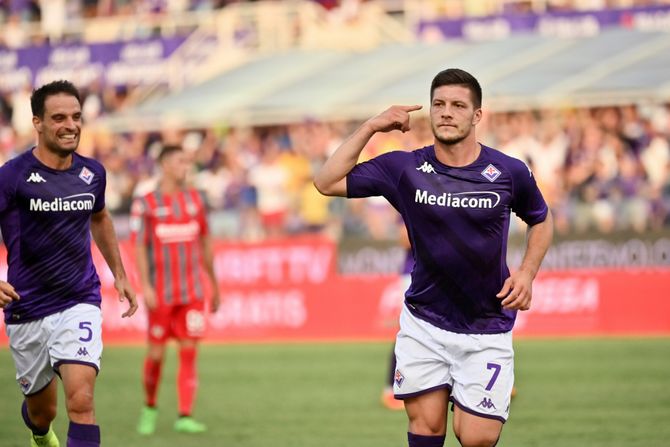 Luka Jović FK Fiorentina - FK Kremoneze