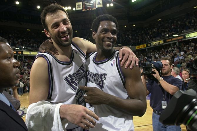 Vlade Divac, Kris Veber