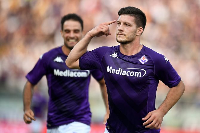 Luka Jović, FK Fiorentina Luka Jović, FK Fiorentina