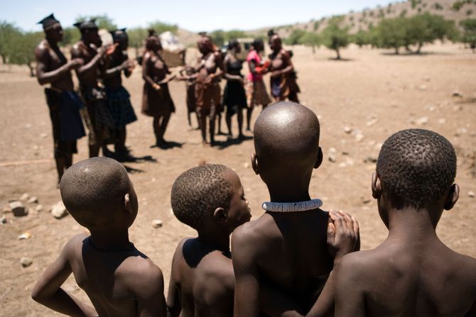 Afrika pleme Himba Namibia Namibija