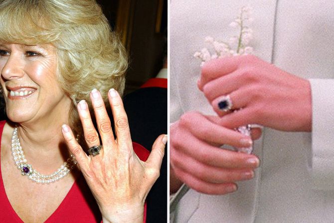 Camilla Parker-Bowles prsten Princeza Dajana