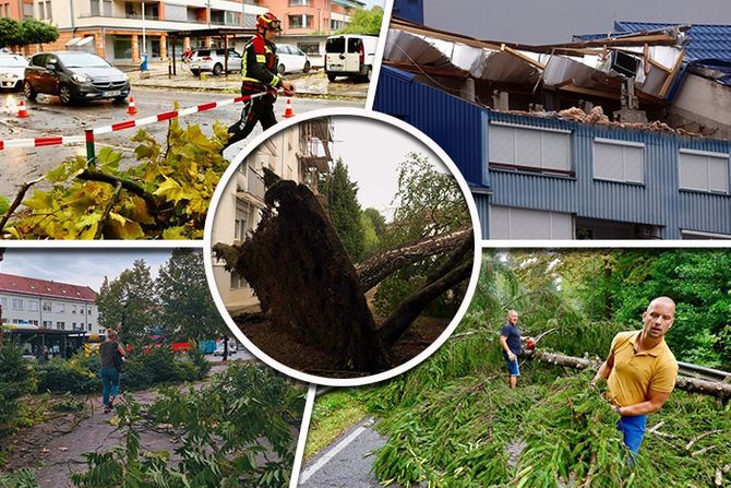 Slovenija nevreme oluja fičer