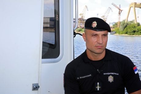 Marko Mladenović, komandir ronilačkog voda Žandarmerije