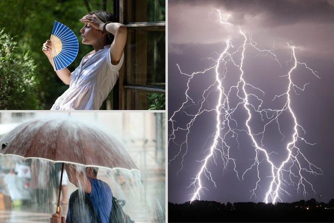 Vrućina toplotni talas leto kiša nevreme munje grmljavine