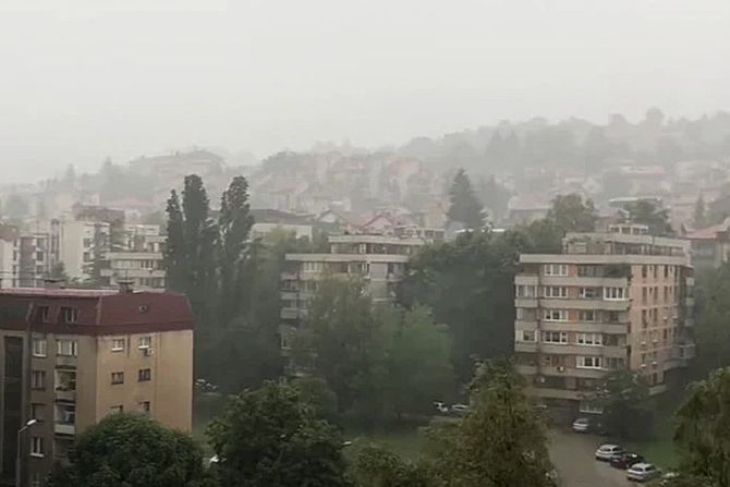 Sarajevo, nevreme oluja