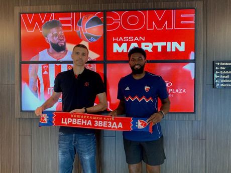 KK Crvena zvezda, Amerikanci  Hasan Martin i Džejlen Adams