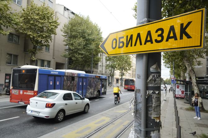 Izvode se radovi na ulicama Beograda u okolini Palilulske pijace