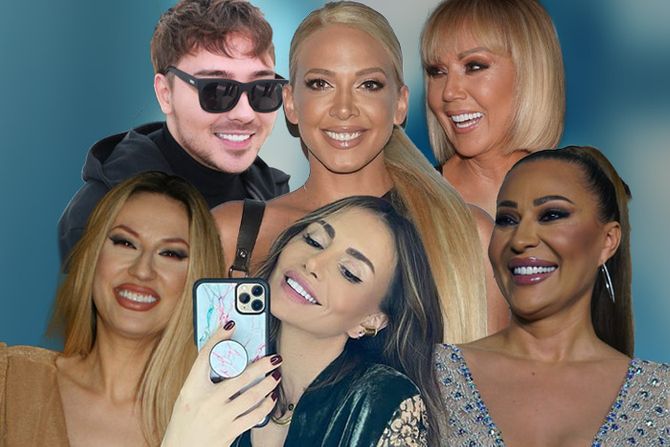 Ceca, Milan Stankovic, Brena, Emina Jahovic, Milica Todorovic, Rada Manojlović