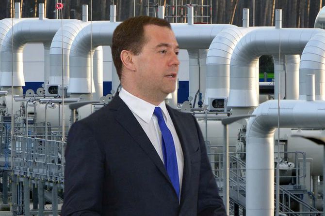 Dmitrij Medvedev, nafra gas