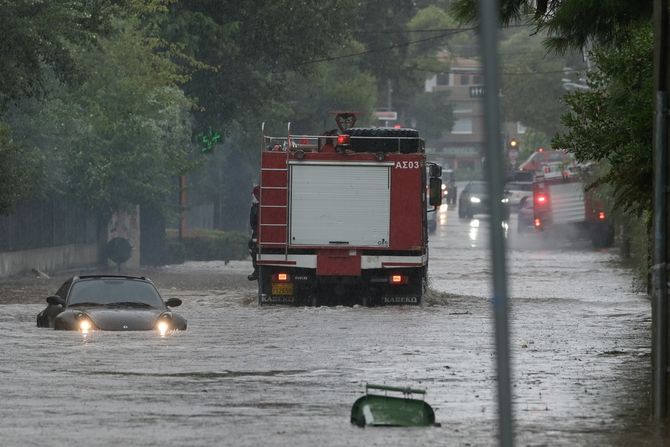 Grčka, nevreme, Atina