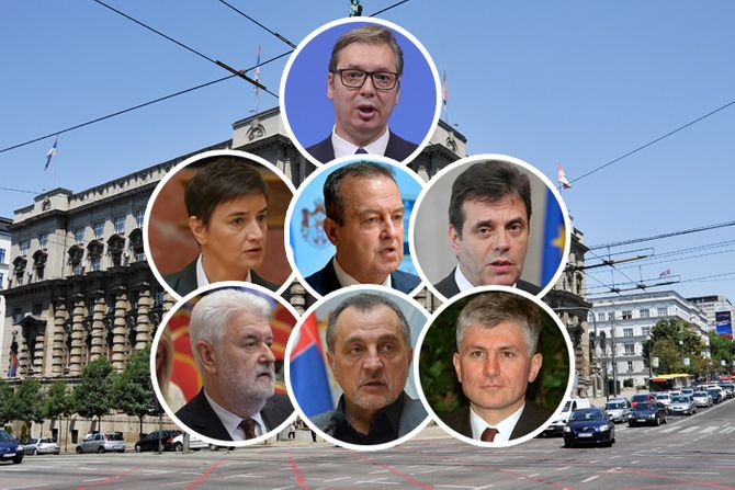 Zgrada Vlada Srbije, Aleksandar Vučić. Ana Brnabić, Ivica Dačić, Vojislav Koštunica, Mirko Cvetković, Zoran Živkovic, Zoran Đinđić