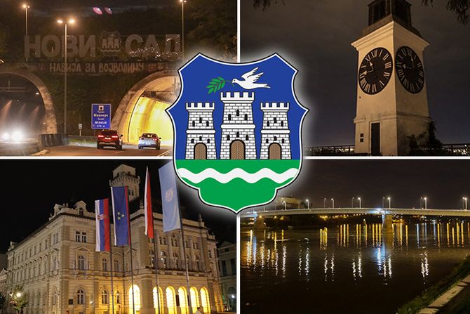 Novi Sad grad rasveta električna energija štednja Novi Sad grad rasveta električna energija štednja
