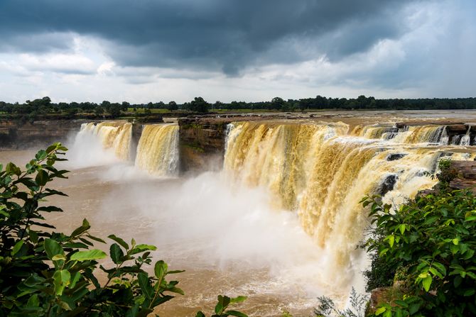 Ramdaha Falls of Chhattisgar, indija vodopad davljenje