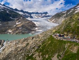 Swiss Alps, Švajcarski Alpi, topljenje glečera