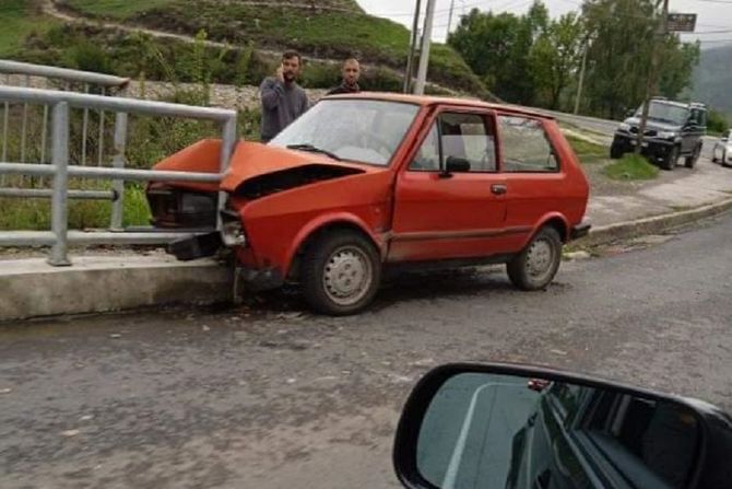 Saobraćajka saobraćajna nezgoda Brus jugo