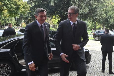 Aleksandar Vučić, Predsednik Slovenije Borut Pahor