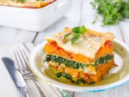 Lazanja od tikve i spanaća