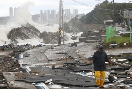 Tajfun Južna Koreja