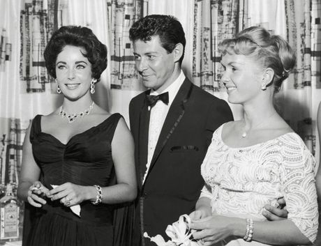 Eddie Fisher, Debbie Reynolds and Elizabeth Taylor