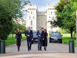 Princevi Vilijam I Hari i princeza Kejt Midlton i Megan Markl, sahrana kraljice Elizabete