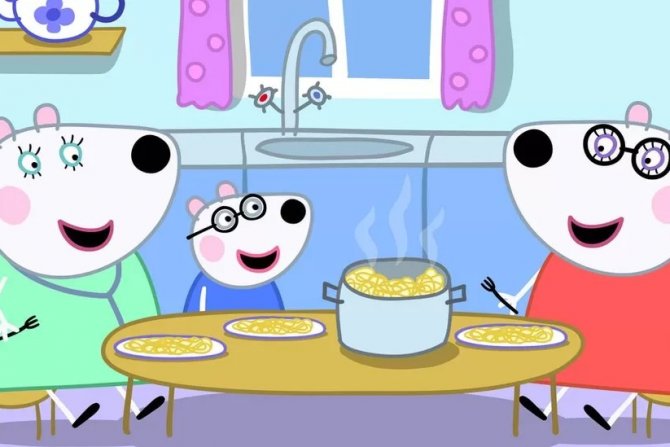 Pepa prase, istopolna porodica Pepa prase, istopolna porodica