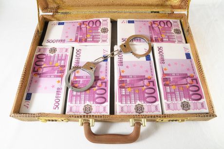 Kofer pare, evro, hapšenje lisice