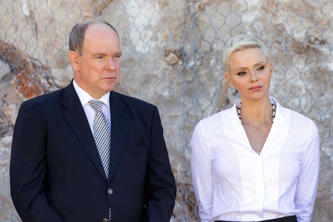 Princ Albert i Princeza Šarlin od Monaka Monako Prince Albert II and Princess Charlene of Monaco