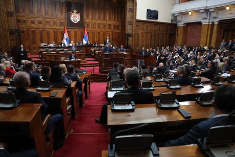 Zasedanje skupštine Srbije o Kosovu