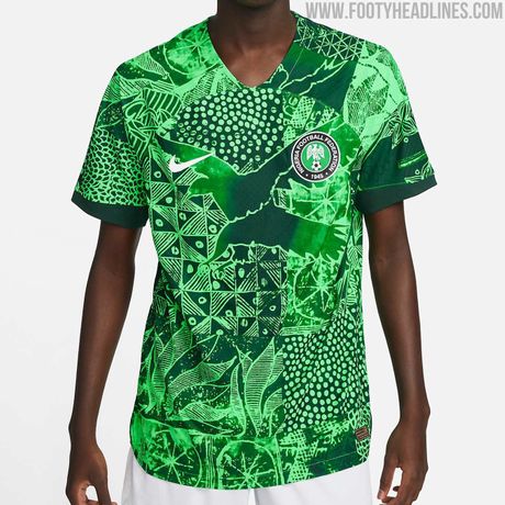 Nigerija, Fudbalska reprezentacija, dres
