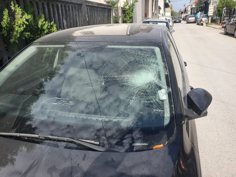 Niš, oštecen auto, predsednika fudbalskog kluba Car Konstantin