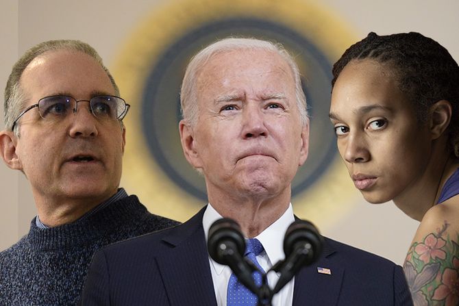 Džo Bajden Pol Velan Britni Grajner Joe Biden Paul Whelan Brittney Griner