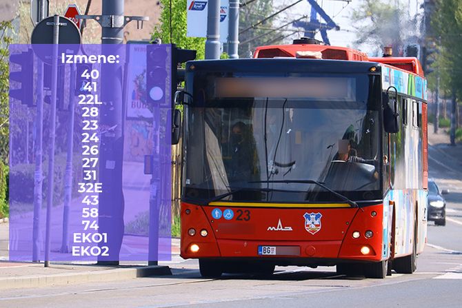 GSP autobus izmene