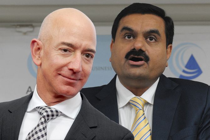 Džef Bezos i Gautam Adani Džef Bezos i Gautam Adani