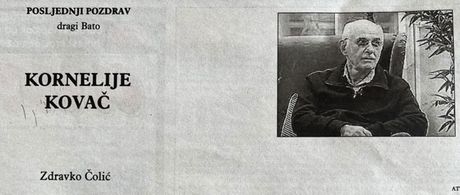Kornelije Kovač, Zdravko Čolić