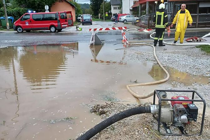 Hrvatska nevreme padavine Petrinje poplave