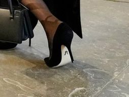 Meghan Markle cipele, Sahrana kraljice Elizabete