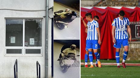 FK Novi Pazar razbijen prozor