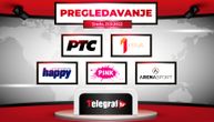 ŠTA JE SUTRA NA PROGRAMIMA TELEVIZIJA: Pregledavanje za sredu, 21. septembar 2022. godine