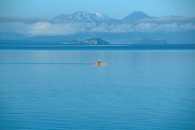 Lake Taupo volcano, Novi Zeland vulkan