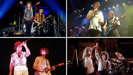 Rolling Stones, Bad Company, Deep Purple, Led Zeppelin