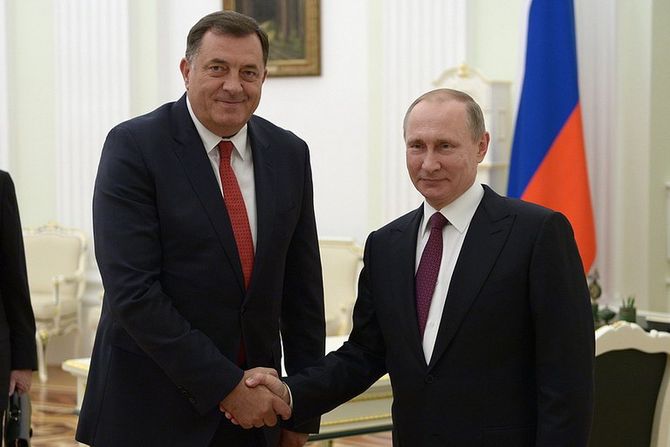 Vladimir Putin Milorad Dodik