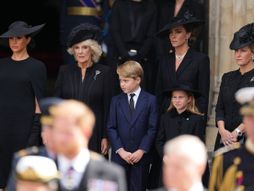 Megan, Kejt i Kamila, sahrana Elizabete, Meghan Markle, Kate Middleton, Camilla,  Prince George,  Princess Charlotte