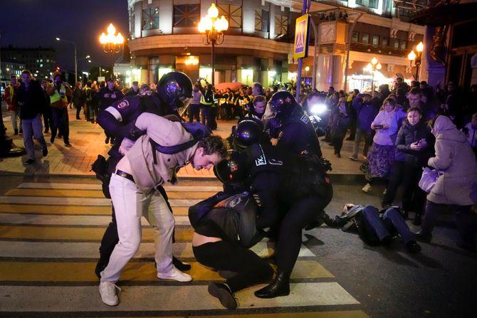 Rusija Moskva protesti