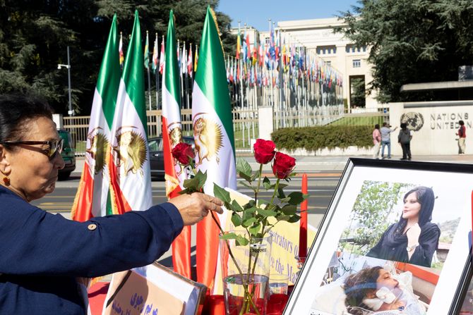 Iran Teheran protest Mahsa Amini