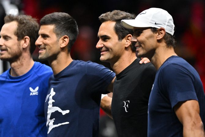 Rodžer Federer, Novak Đoković, Rafael Nadal, Endi Mari, velika četvorka